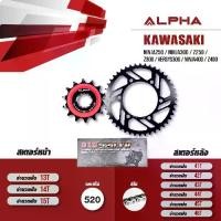 ราคา ชุดโซ่สเตอร์ ALPHA เปลี่ยน Kawasaki Ninja250 / Ninja300 / Z250 / Z300 / Versys300 / Ninja400 / Z400 โซ่ D.I.D VR สีเหล็ก [ เลือกเบอร์ได้ ] (1730241690290981688)