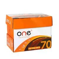 ราคา ONE กระดาษถ่ายเอกสาร A4 70 แกรม แพ็ค 5 รีม 【โปรโมชั่น】 (1731593391330854460)