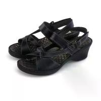 ราคา [สินค้าขายดี] Pierre Cardin รองเท้าผู้หญิง รองเท้าแตะ อื่นๆ นุ่มสบาย ผลิตจากหนังแท้ สีดำ รุ่น 22SS669 (1731822761683617463)