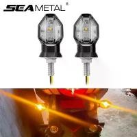 ราคา ไฟเลี้ยวรถจักรยานยนต์, 2 ชิ้น, ไฟเลี้ยว Autobike, สากล, 12V LED, โคมไฟสัญญาณเลี้ยว Autocycle, แฟลช, ไฟเลี้ยวสีเหลืองอำพัน (1731700599214802692)