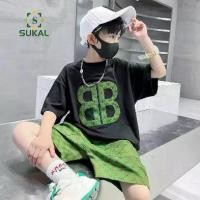 ราคา ชุดสูทเด็กผู้ชาย, SUKAL, สำหรับเด็กผู้ชายอายุ 4-11 ปี, ชุดเด็กเท่, สไตล์ฮิปฮอป, เสื้อผ้าเด็ก, เสื้อผ้าฤดูร้อน, สำหรับเด็กผู้ชาย (1731309209606457049)