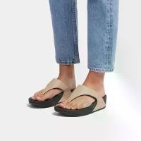 ราคา รองเท้า FitFlop Lulu Leather Toe-Post Women Sandals LATTE (W7US) คลังสินค้า (1731326072490591948)