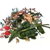 ราคา Military Musecle Set รวมโมเดลทหาร รถทหาร เฮลิคอปเตอร์ เรือ รถถัง ชุดใหญ่ คละสี ถุงใหญ่ของแน่นมาก (1731515034233112187)