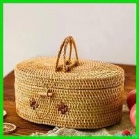 ราคา vaginoshop แบบพกพา ตะกร้าปิคนิค กระเช้า กระเช้าของขวัญ กระเป๋าสาน ของขวัญ ตะกร้าสาน ตะกร้าหวาย ตะกร้าหวายสาน (1730741305781160094)