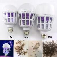 ราคา หลอดไฟ LED นักฆ่ายุง, 9W/15W/20W, หลอดไฟ LED 2 in 1, E27, สำหรับใช้ในบ้านในร่ม, ยากันยุง, เครื่องไล่แมลง, AC 175 ~ 220V, THB5 (1731749731135687288)