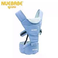 ราคา Nuebabe เป้อุ้มเด็ก 4 IN 1 นั่งได้ ปรับใช้งานได้ 4 รูปแบบ (สีฟ้า) (1731597064835662868)