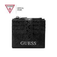 ราคา GUESS กระเป๋าสตางค์ผู้หญิง รุ่น FF945538 ABBAS SLG CREDIT CARD CASE สีดำ (1731819281345250676)