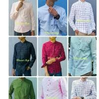 ราคา เสื้อเชิ้ตคอจีนตารางแขนยาวผ้าoxford ทรงสลิม คัตติ้งเนี๊ยบมากกกก พาสเทล Clothing ผู้ชาย Man ဘ ေ ထ ု ပ ် အ က ျ ီ တ ည 5 สี เลือด นก (1731469794641676589)