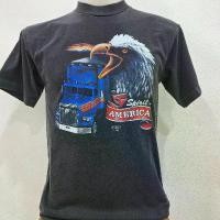 ราคา เสื้อฟอกเฟด เสื้อเฟด เสื้อ3D เสื้อฮาเลย์ ผ้าคอตตอน นก truck Spirit คอกลมไม่มีตะเข็บข้าง ชายเสื้อเย็บเดี่บว (1730109577052457640)