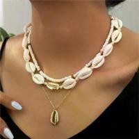 ราคา ชุดสร้อยคอเปลือกหอย, โลหะหลายชั้น, ลูกปัดเมล็ดพืชสามชิ้น, สร้อยคอเปลือกหอย, โซ่กระดูกไหปลาร้า, สไตล์ยุโรปและอเมริกา โชคเกอร์เปลือกหอยชายหาดสามชั้น สร้อยคอเปลือกหอยธรรมชาติโบฮีเมี (1732305048955030227)