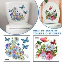 ราคา สติ๊กเกอร์ติดผนังห้องน้ำในพีวีซี สติ๊กเกอร์ติดผนังกันน้ำ ดอกไม้ ผีเสื้อ นก สติ๊กเกอร์ศิลปะไวนิล (1729910302965140468)
