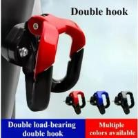 ราคา [พร้อมส่ง] 1PCS Moto Hook ตะขอแขวนของมอเตอร์ไซค์ ตะขอคู่ ตะขอเกี่ยวของ ตะขอแขวนหมวกกันน็อค ที่แขวนของมอไซค์ ตัวแขวนของ Electric vehicle hook front general battery (1731489224313833435)
