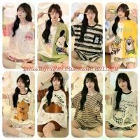 ราคา ชุดนอนเด็กหญิง ผ้าคอตตอน ชุดนอนผ้าคอตตอนลายการ์ตูนน่ารัก เสื้อผ้าใส่อยู่บ้านสบายๆ ชุดนอนผ้าคอตตอน100% (1731464215359620895)