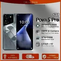 ราคา (รับประกัน 13 เดือน) Tecnc Pova 5 Pro 5G จอHD 6.78นิ้ว แบต7000mAh 16GB+256GB กล้อง108MP รองรับ5G สแกนลายนิ้วมือ+ใบหน้า ชาร์จเร็ว GPS COD (1731314694600624840)