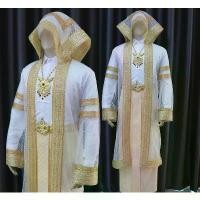 ราคา ขาย ชุดครุยนาค ชุดคลุมนาค ชุดนาค เสื้อนาค ดิ้นทอง ลูกไม้ดิ้นทอง (ลายดอกพิกุลแก้ว) งานตัดเย็บคุณภาพดี (1731253560864376712)