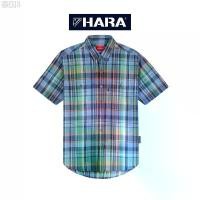 ราคา HARA เสื้อเชิ้ตลายสก็อตแขนสั้น HMGS-048501 ขาย ร้อน (1731473250493695318)