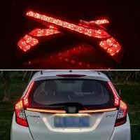 ราคา ไฟเสา LED รถยนต์, Honda Jazz GK5 2014-2020, ไฟท้าย, ไฟวิ่งท้าย 2-in-1, พร้อมเบรก, สำหรับใช้ในรถยนต์ (1731540421599397319)