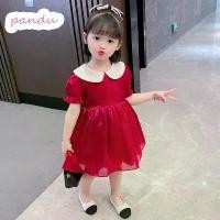 ราคา [COD] pandu ชุดไทยเด็กหญิง ชุดเด็กผู้หญิง ชุดเดรสสาว กระโปรงเด็กหญิง ชุดฤดูร้อน ชุดเจ้าหญิงสีแดงสำหรับเด็ก (1732331589371005896)