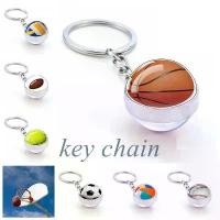 ราคา พวงกุญแจฟุตบอลกีฬา สำหรับผู้หญิงและผู้ชาย บาสเก็ตบอล วอลเลย์บอล บิลเลียด เทนนิส ลูกแก้ว พวงกุญแจ พวงกุญแจ ของขวัญเครื่องประดับ (1731600848837708326)
