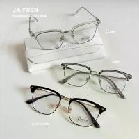 ราคา JAYDEN (blueblock uv400) แว่นกรองแสงสีฟ้า ทรงคลับมาสเตอร์ half lens ขายดีประจำเดือนนี้ (1731693401607472902)