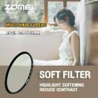 ราคา 【การแพร่กระจายสีดำ】เลนส์ซีรีส์ ZOMEI Black diffusion filter lens เพิ่มความนุ่มนวลของไฮไลท์และลดความคมชัด Soft Filter filter sony nikon canon camera filters accessories cpl lens filter (173216755703051