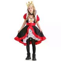 ราคา 7C01 ชุดเด็ก ชุดราชินีไพ่ ราชินีไพ่โพแดง อลิซในแดนมหัศจรรย์ Children Queen of Hearts Alice in Wonderland Costumes (1729750105333991447)