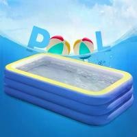 ราคา สระน้ำเป่าลม สระว่ายน้ำเด็ก สระน้ำ Children pool สระเล่นน้ำ สระว่ายน้ำครอบครัว สระว่ายน้ำสำหรับเด็ก ฟรีเครื่องเป่าลมไฟฟ้า อ่าง เล่น น้ํา สระ ยาง เป่าลม ใหญ่ (1732056702325328040)