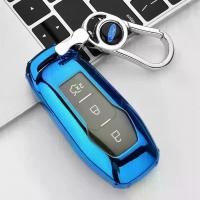 ราคา ฝาครอบกุญแจ Ford Edge, JUWE, วัสดุ TPU + PC, จี้พวงกุญแจโลหะผสม Ford, ที่ใส่กุญแจ, แหวนพวงกุญแจ, เคสกุญแจ, เหมาะสำหรับ Ford Edge, New Mondeo, Explorer, Mustang สตาร์ท รีโมท Car ร (1731597642573580322)