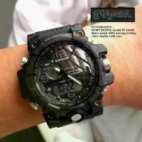 ราคา US submarine sport digital TP-3190M watch men digital/analog waterproof black edge Blue and other colors (1731350491454342615)