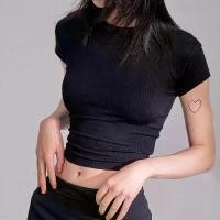 ราคา เสื้อยืดกีฬา Modal ไหล่, Skims, สำหรับผู้หญิงเปลือย, เนื้อยางยืด, เอวแน่น, พื้นฐาน, คอกลม, เสื้อสาวฮอต, ในสต็อก เสื้อสงกรานต์ ผู้หญิง เสื้อ baby tee อก 50 always wonder shirt สีย (1731599825469801597)