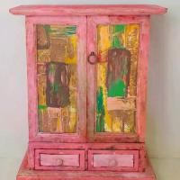 ราคา ตู้ ลิ้นชัก ไม้ "พื้นที่อื่น" ตู้ศิลปะ สไตล์วินเทจ ตู้ Wooden drawer cabinet "Another space" Art cabinet, vintage style cabinet (1732271661985859668)
