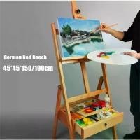 ราคา ขาตั้งวาดรูปพร้อมลิ้นชัก 190cm ขาตั้งรูปภาพ ขาตั้งวาดภาพ พร้อมส่ง ขาตั้ง Dresser Art ภาพวาด Sketch ขาตั้งภาพสีน้ำมันกลางแจ้ง Sketch ขาตั้งภาพวาด ภาพวาดภาพวาดศิลปินน้ำมันภาพวาด Supplies (17302263614161