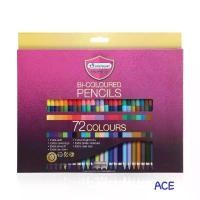 ราคา Master Art มาสเตอร์อาร์ต ดินสอสี สีไม้ 2 หัว 72 สี รุ่นมาสเตอร์ซีรี่ย์master art ดินสอสี 24สี สี สีไม้ (1731630498759871121)