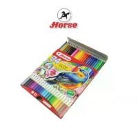 ราคา Horse ตราม้า ดินสอสีไม้ยาว24สี+กบเหลา H-2080 กล่องแดงสีไม้ ดินสอสี master art colleen (1731165029834197780)