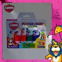 ราคา Master Art มาสเตอร์อาร์ต สีทามือ ฟิงเกอร์เพ้นท์ สีปลอดสารพิษสำหรับเด็ก ชนิดหลอดบีบ 75 มล. 6 สี (1731370758725666262)