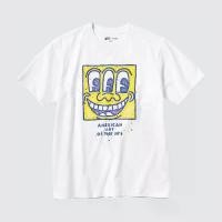 ราคา Hot Sale T-shirt ใหม่ คู่ผู้ชายและผู้หญิง UT NY POP ART พิมพ์เสื้อยืดแขนสั้น Keith Haring 473108 (1731792671621482727)