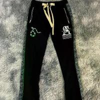 ราคา กางเกงขายาว Street art แต่งแถบ ลายงูเขียว ผ้าวอร์มยืดนุ่ม พร้อมส่งชาย-หญิง (1730814667249454024)