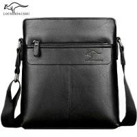 ราคา กระเป๋าสะพายหนังผู้ชายธุรกิจคุณภาพสูงกระเป๋าแนวทแยง High quality men's leather shoulder bag business crossbody bag (1731590572222875731)