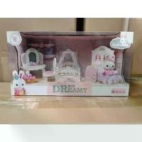 ราคา ข้อเสนอส่วนลดการใช้ผลิตภัณฑ์ของแท้ในราคาถูก ตุ๊กตาบ้านกระต่ายชุดห้องนอน sylvanian family เฟอร์นิเจอร์ตุ๊กตา ตกแต่ง บ้านหมี บ้านกระต่าย (1731771124392232566)