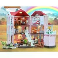 ราคา บ้านซิลวาเนียนสีชมพูหลังใหญ่ บ้านซิลวาเนียนหลังใหญ่ Anbeiya family บ้านหนู บ้านกระต่าย บ้านตุ๊กตา กล่องใหญ่คุ้มมาก คําแนะนําการขายที่ร้อนแรงในเดือนนี้ (1731695022054213890)