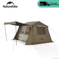 ราคา estateshop52 ใช้งานได้ Naturehike Village 6.0 Ridge 2 generation Quick Open Tent 4-6 People Large Capacity family gathering Outdoor Camping Automatic Tent Waterproof Sun protection (173178617410817532