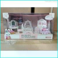 ราคา Yetta62shop ตุ๊กตาบ้านกระต่ายชุดห้องนอน sylvanian family เฟอร์นิเจอร์ตุ๊กตา ตกแต่ง บ้านหมี บ้านกระต่าย (1729704845570116414)