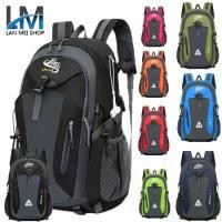 ราคา กระเป๋าเป้เดินทาง LM--กระเป๋าปีนเขาขนาด 40 ลิตร เก็บของได้หลายชั้น สายสะพายระบายอากาศ วัสดุทนทานต่อการสึกหรอ มี 8 สีให้เลือก กระเป๋าเดินทางแบบพับได้ travel backpack กระเป๋า duffle กระเป๋ (173183072719