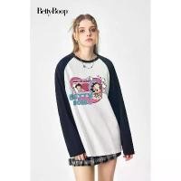 ราคา เสื้อยืด Betty Bubble Love พิมพ์ลาย BETTY BOOP การ์ตูน แขนยาว สำหรับนักเรียน Unisex สไตล์ลำลอง (1732236474730580375)