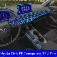 ราคา ฟิล์มกันรอยภายใน TPU ใส สำหรับ Honda Civic FE 2022-2024 กันรอยขีดข่วน ฟิล์มกันรอย ขายตาม RHD (1731746989113575195)