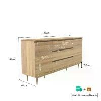 ราคา GUEENiuouiotrhghmngndshangmao คลังสินค้า inhome furniture ตู้เก็บของ ไซด์บอร์ด W180xD40xH83 รุ่น SI-1843 ชั้นวางทีวี ตู้ทีวี Sideboard cabinet storage TV Stand (1731684802376533844)