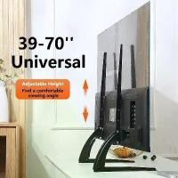 ราคา Anlie-รองรับTV39-70นิ้ว ขาTVแบบเหล็กใช้วาง รับน้ำหนักได้35กิโลกรัม ติดตั้งง่ายใช้ได้ทุกยี่ห้อ เาทีวี เสาฐานทีวี ตัวยึดเหล็กโลหะสำหรับทีวีจอแบน LED LCD ตั้งโต๊ะบนโต๊ะที่วางขาตั้ง (1730105375420418415)