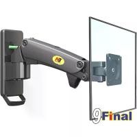 ราคา COD ขาตั้งจอคอมติดผนัง ขาตั้งจอติดผนัง North Bayou NB F120 ขาแขวนจอทีวี LED Monitor lcd monitor , LED Arm 17-27 Gas Spring Full Motion TV Wall Mount LCD Monitor Holder Aluminum Arm Bracket (1732203280