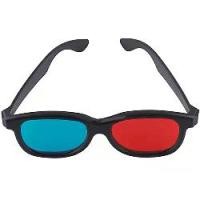 ราคา แว่นตา 3 มิติ กรอบพลาสติก น้ำหนักเบา แดง น้ำเงิน เขียว สำหรับ Anaglyph Movie Game DVD (1732037947469958028)