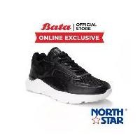 ราคา (Online Exclusive) Bata บาจา ยี่ห้อ North Star รองเท้าสนีคเคอร์ รองเท้าผ้าใบ รองเท้ากีฬาแฟชั่น สำหรับผู้ชาย รุ่น Assio สีดำ 8206001 / สีน้ำเงิน 8209001 (1729549780257245850)